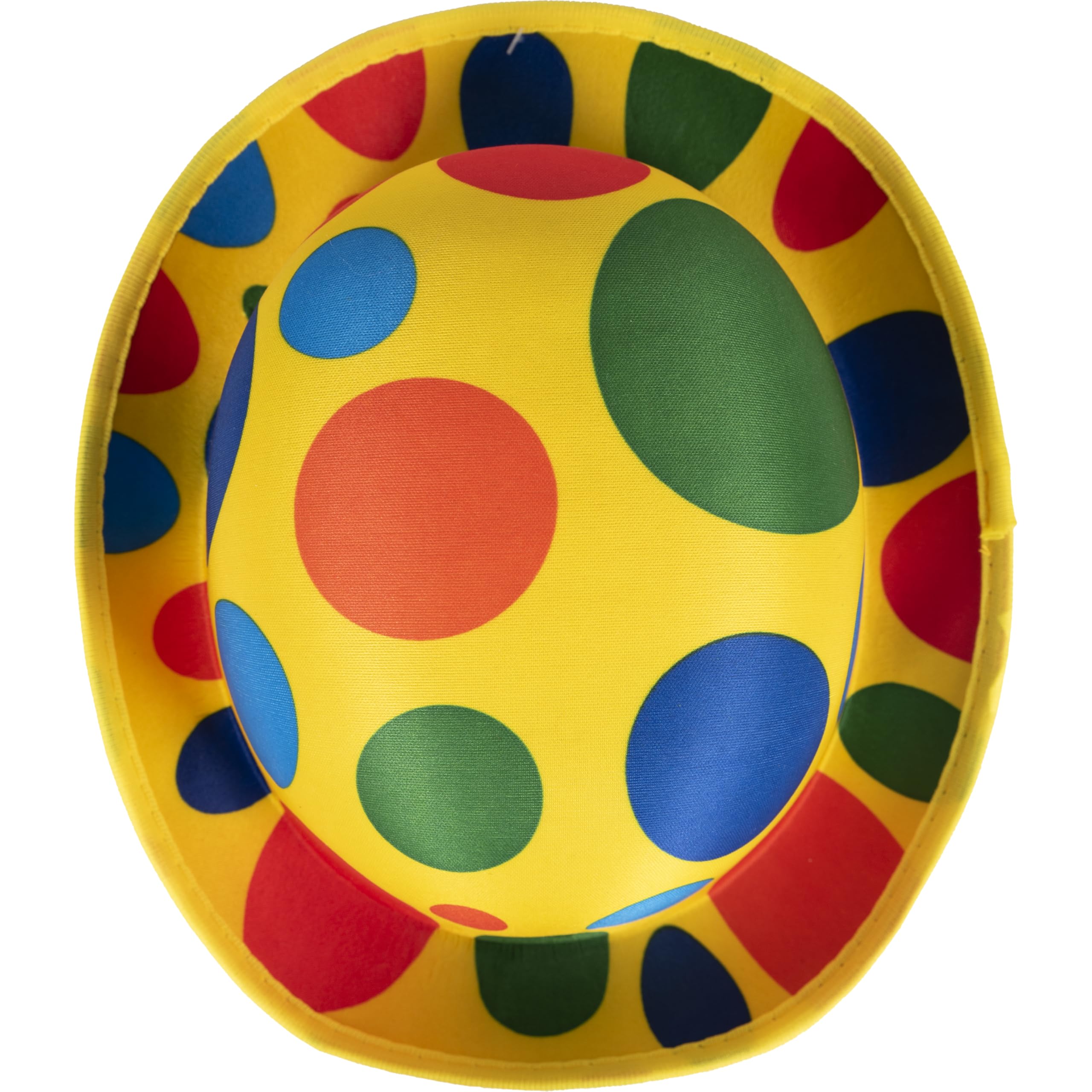 p-tit-clown-melone-gelb-gepunktet-clown-hut-polyester image 5