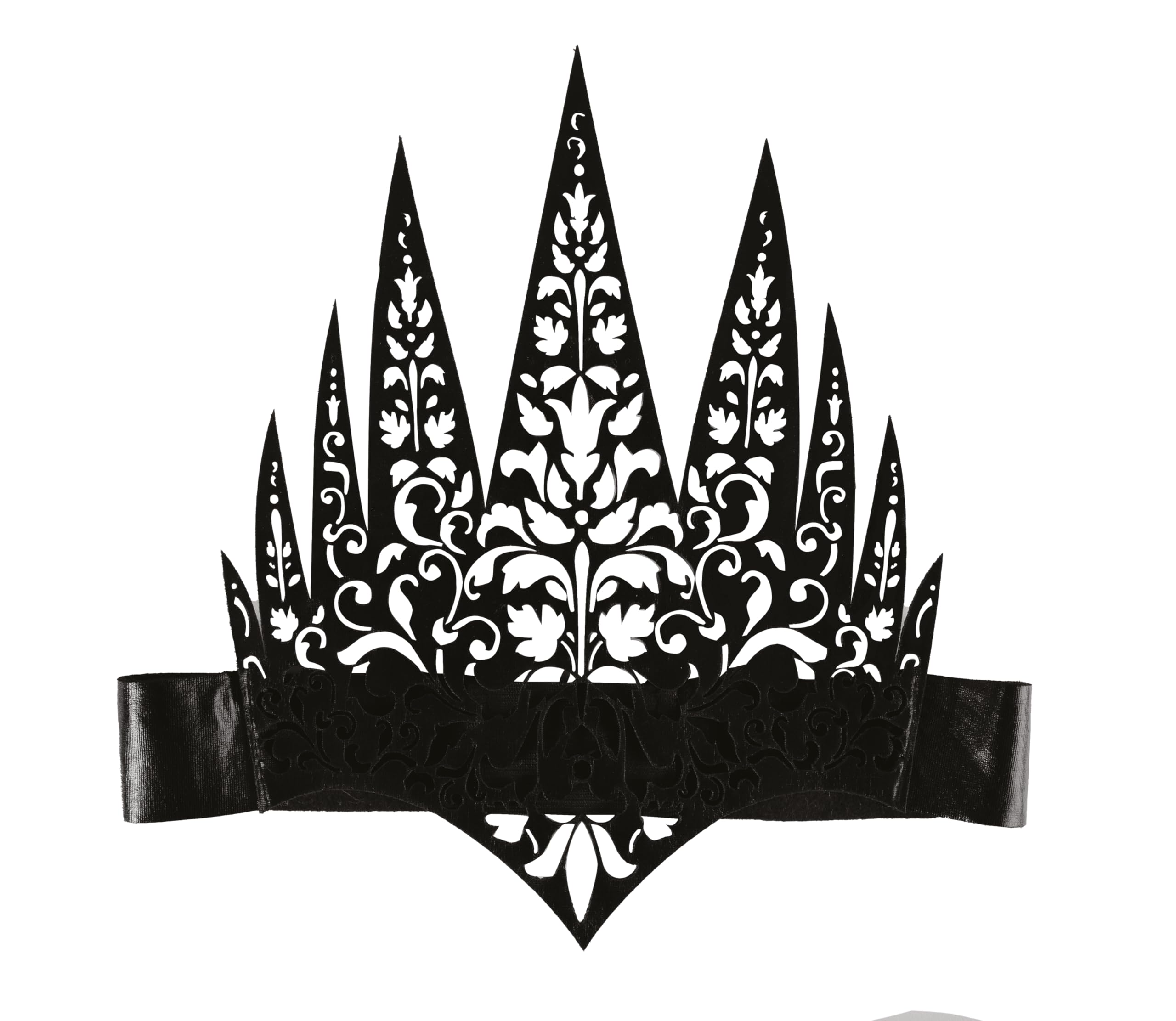 p-tit-clown-k-nigin-krone-schwarz-kost-m-accessoire-22926 image 3