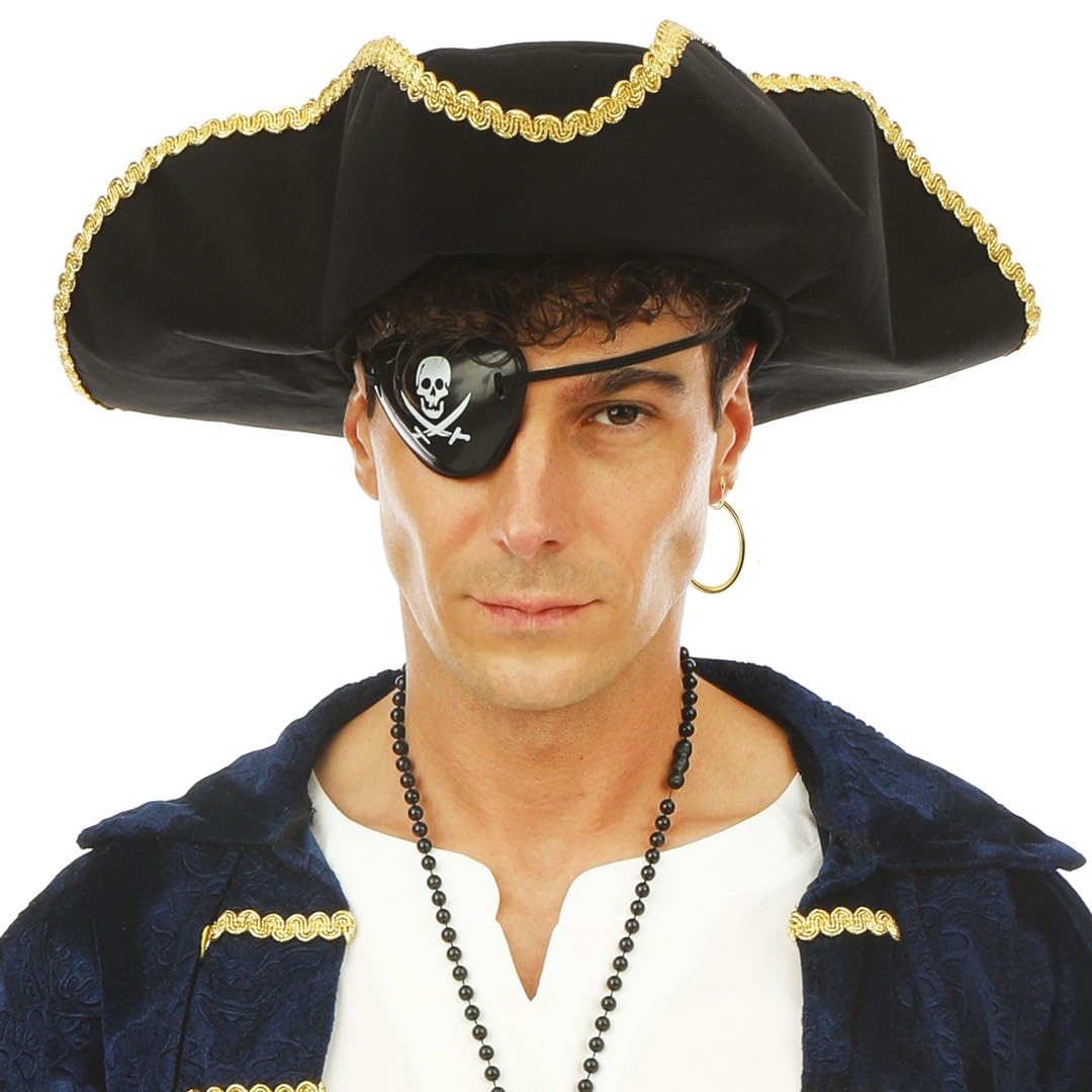 ptit-clown-69472-piraten-augenklappe-ring-mehrfarbig-erwachsene image 2