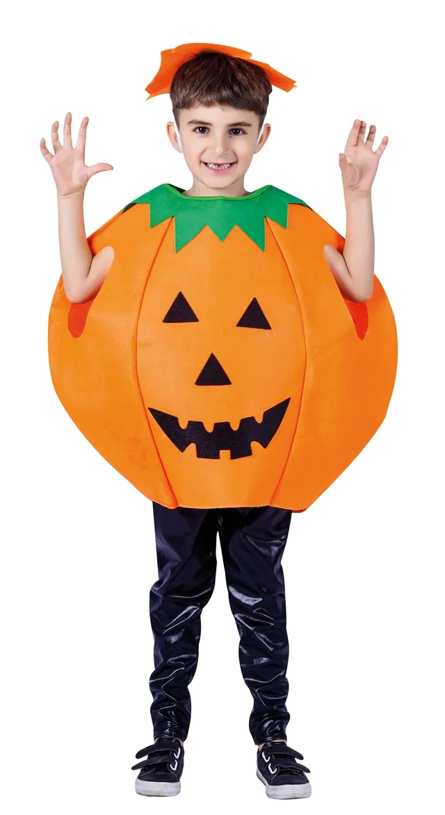 p-tit-clown-66237-k-rbiskost-m-kinder-5-6-jahre-k-rbis-tunika-mit-kopfschmuck image 1