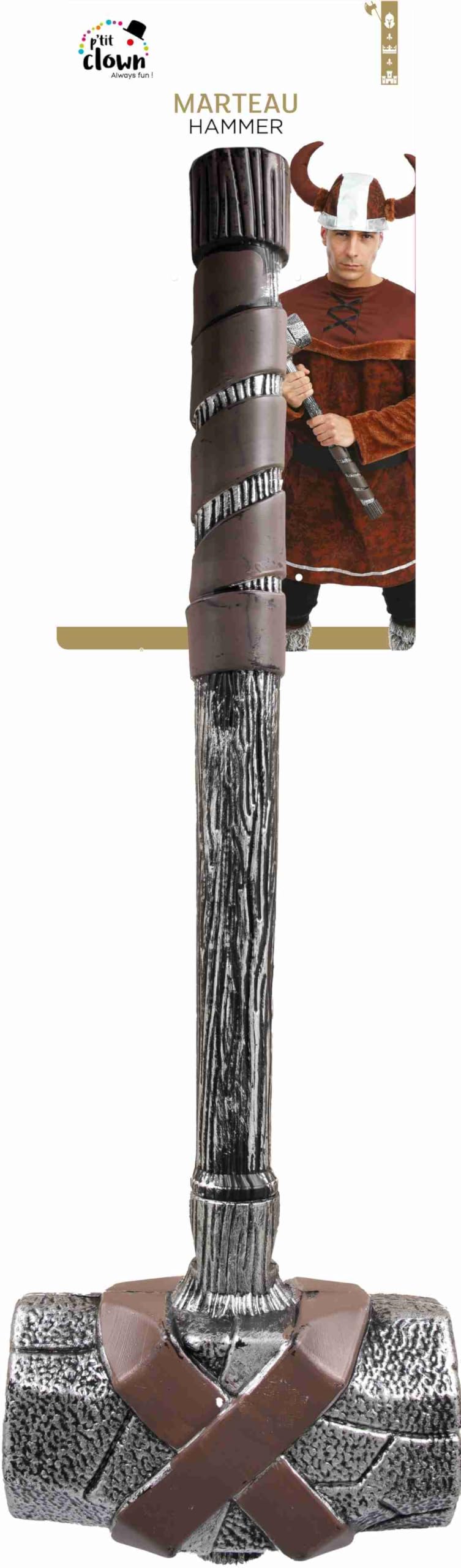 p-tit-clown-23288-dummy-keule-60-cm-wikinger-ritter-kost-mzubeh-r image 5