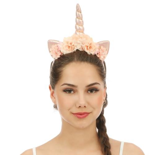 ptit-clown-23821-haarreif-einhorn-mit-blumen-rosa image 6