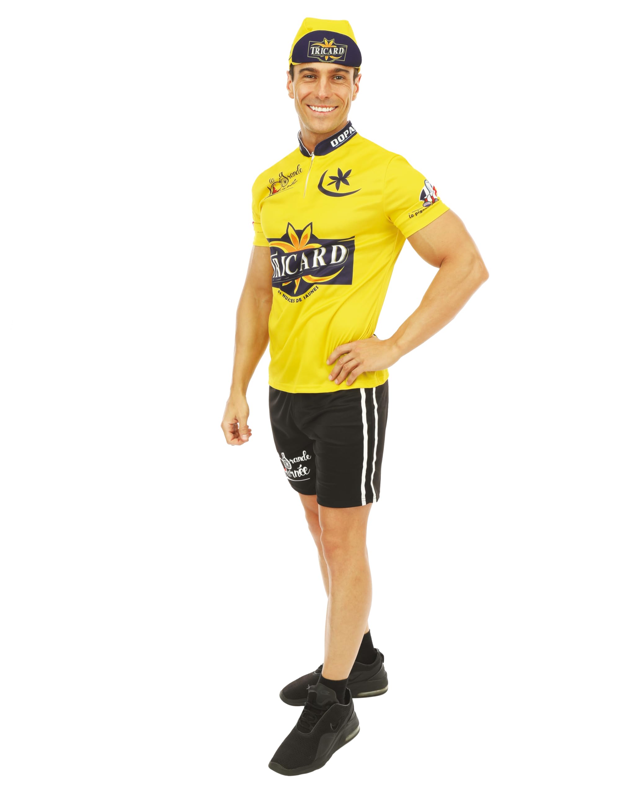 ptit-clown-radfahrerkost-m-f-r-erwachsene-mit-t-shirt-shorts-und-m-tze image 6