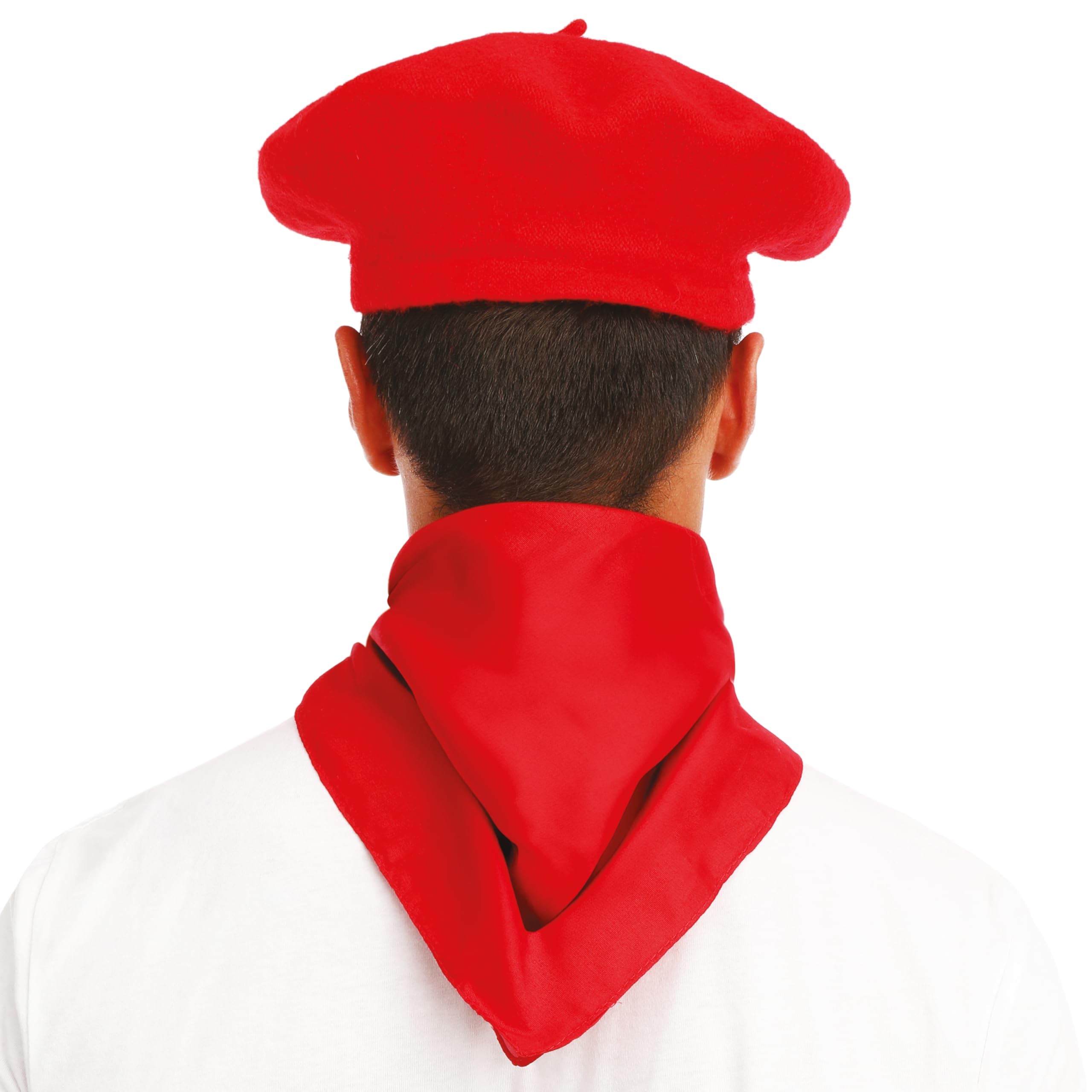ptit-clown-46502-barett-wolle-gavroche-retro-rot-f-r-damen-herren image 4