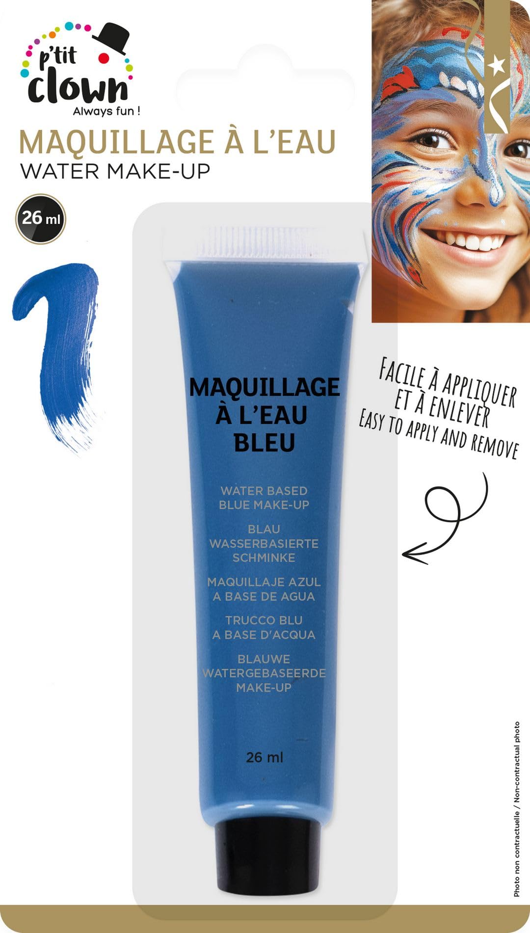ptit-clown-24099-wasserfarbe-tube-26-ml-blau-schminke image 5