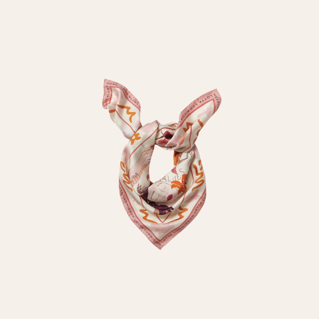 lotta-ludwigson-female-empowerment-silk-foulard-90x90cm image 2