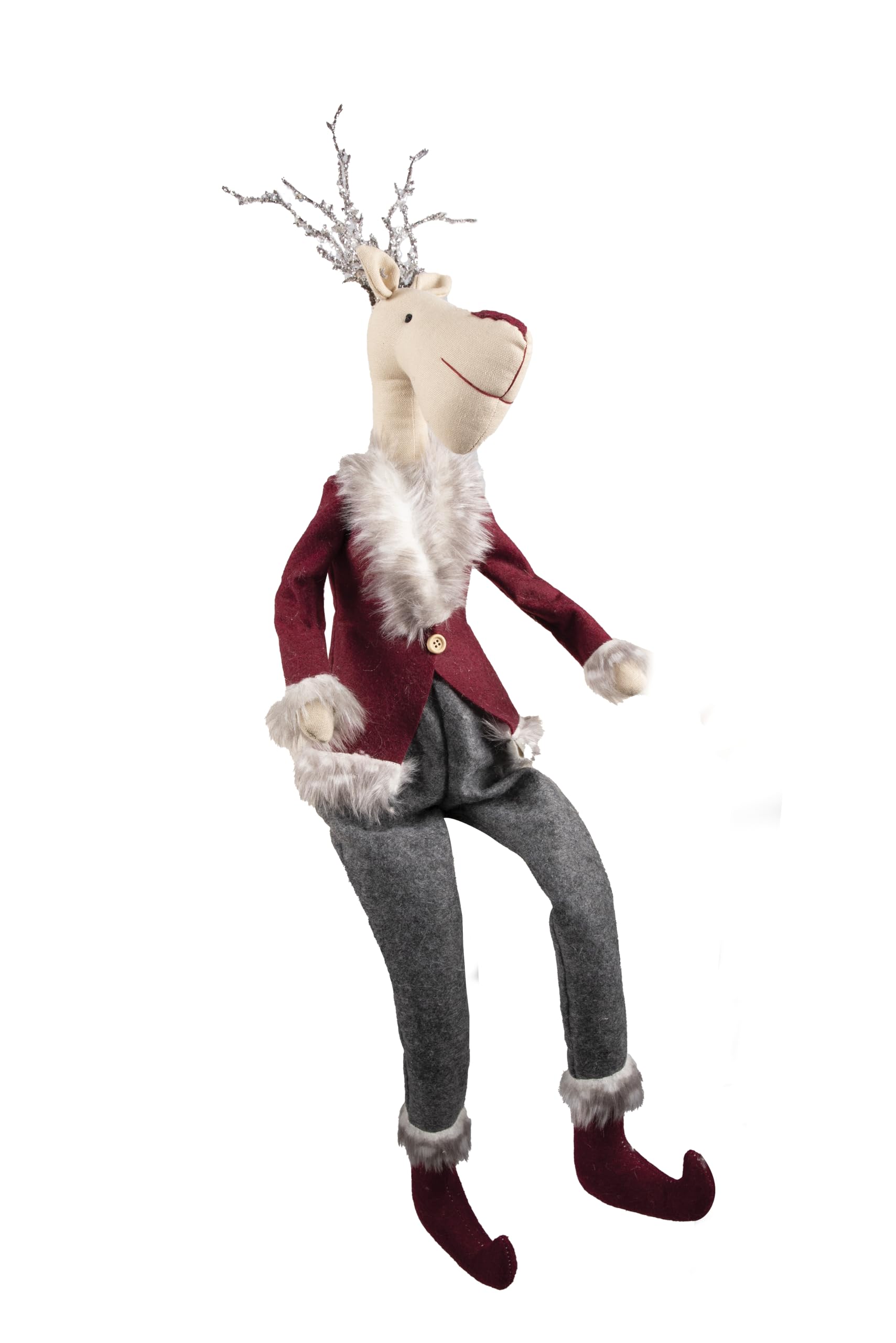 ptit-clown-arthur-rentier-weihnachtsdeko-figur-45-cm image 1