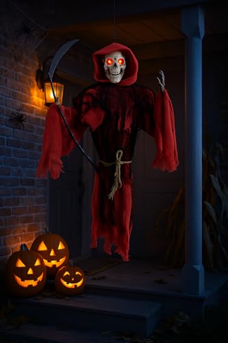 ptit-clown-animierte-halloween-h-ngedekoration-sensenmann-66-cm-animatronic-mit- image 7