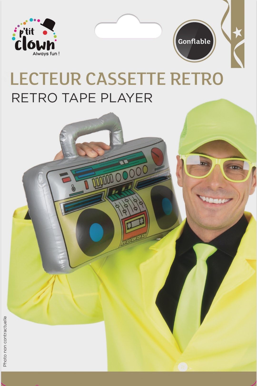 p-tit-clown-22681-boombox-aufblasbar-grau-retro-accessoire image 5