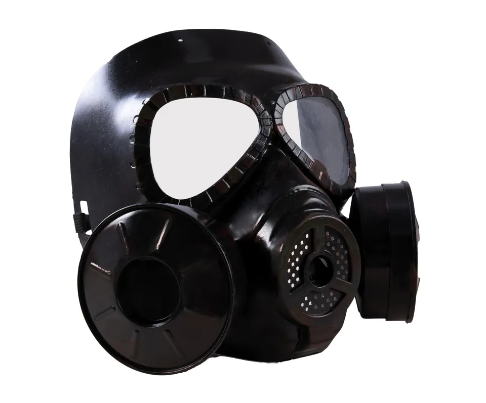 p-tit-clown-gasmaske-kost-m-maske-erwachsene-schwarz-kunststoff image 1