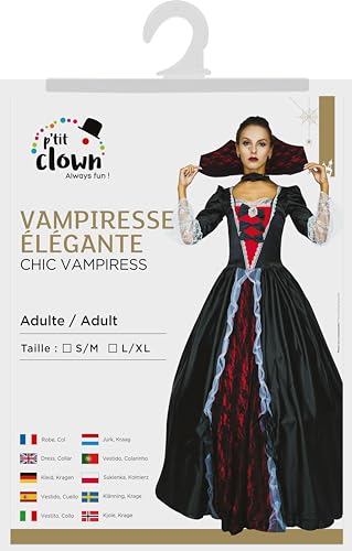 ptit-clown-vampiress-kost-m-damen-halloween-erwachsene image 7