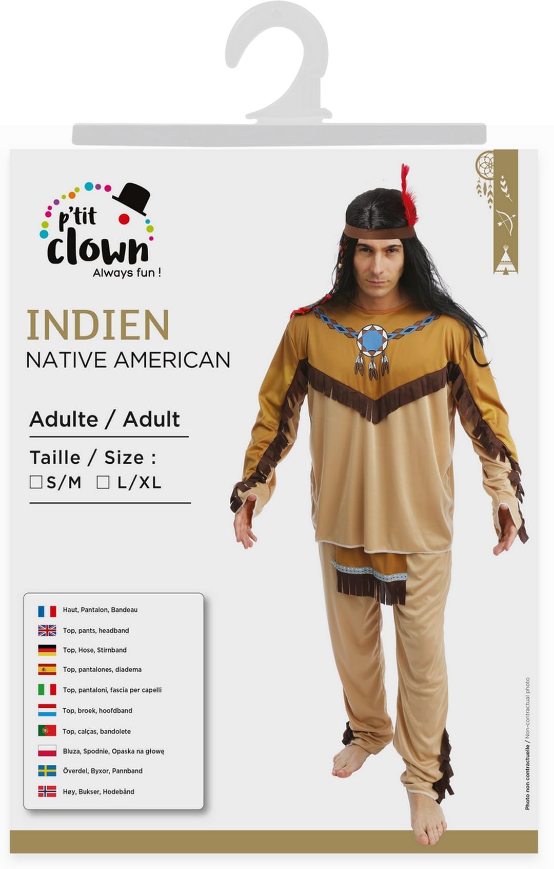 ptit-clown-costume-indien-adulte-indianer-kost-m-f-r-erwachsene image 6