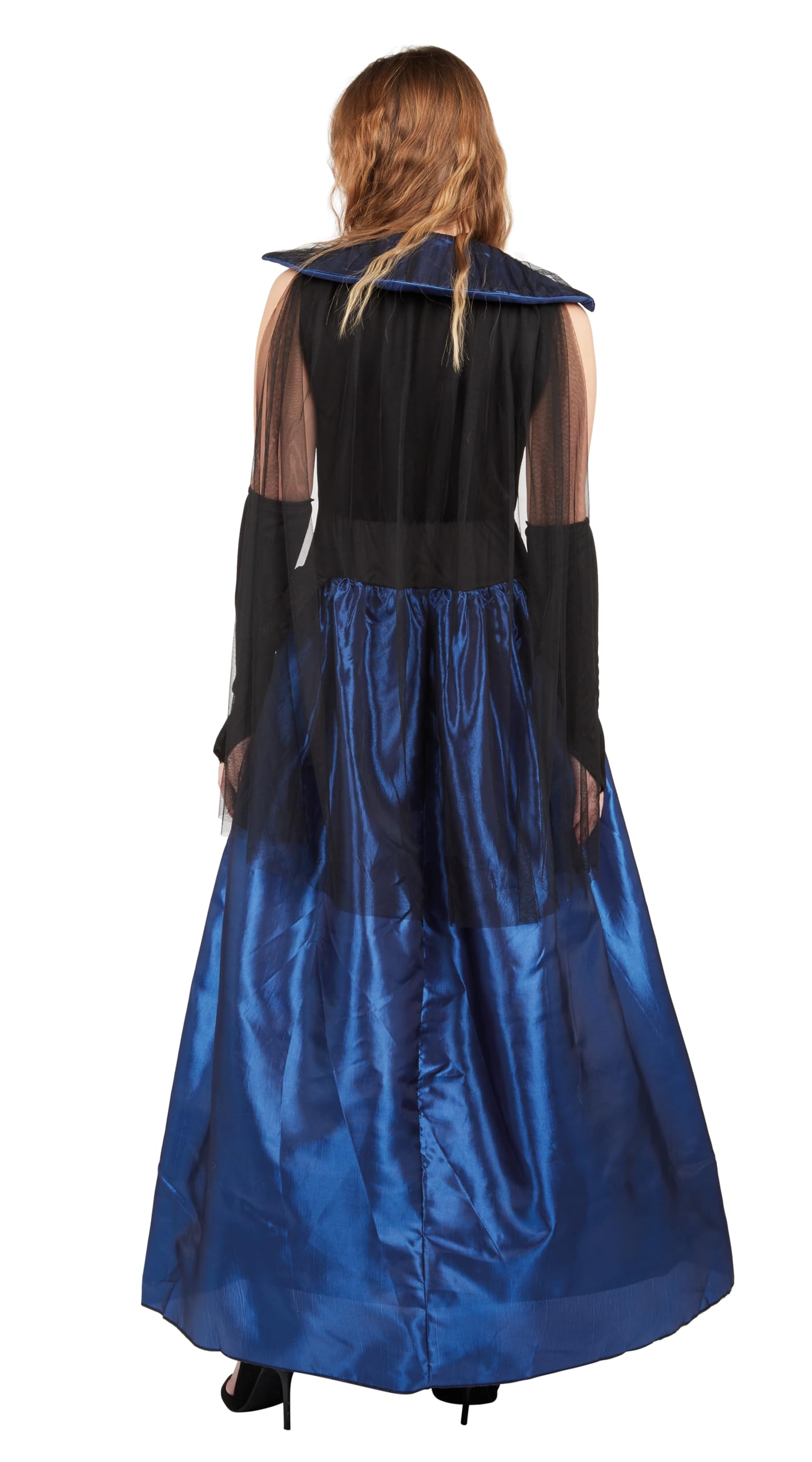 p-tit-clown-gothic-countess-kost-m-l-xl-blaues-kleid-mit-umhang image 3