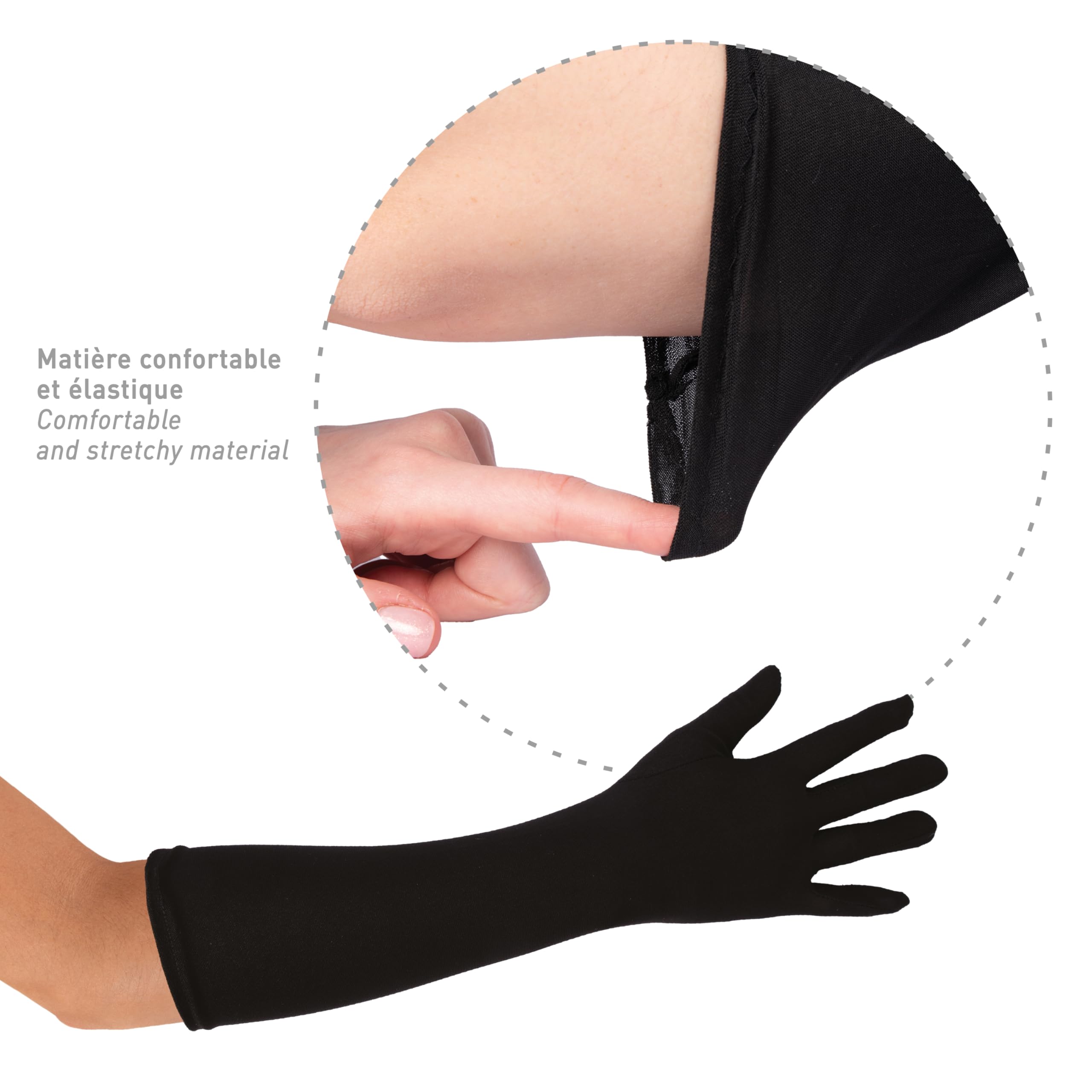 p-tit-clown-kost-m-handschuhe-39380-schwarz image 2