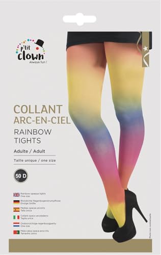 ptit-clown-damen-strumpfhose-regenbogen-blickdicht-einheitsgr-e image 4
