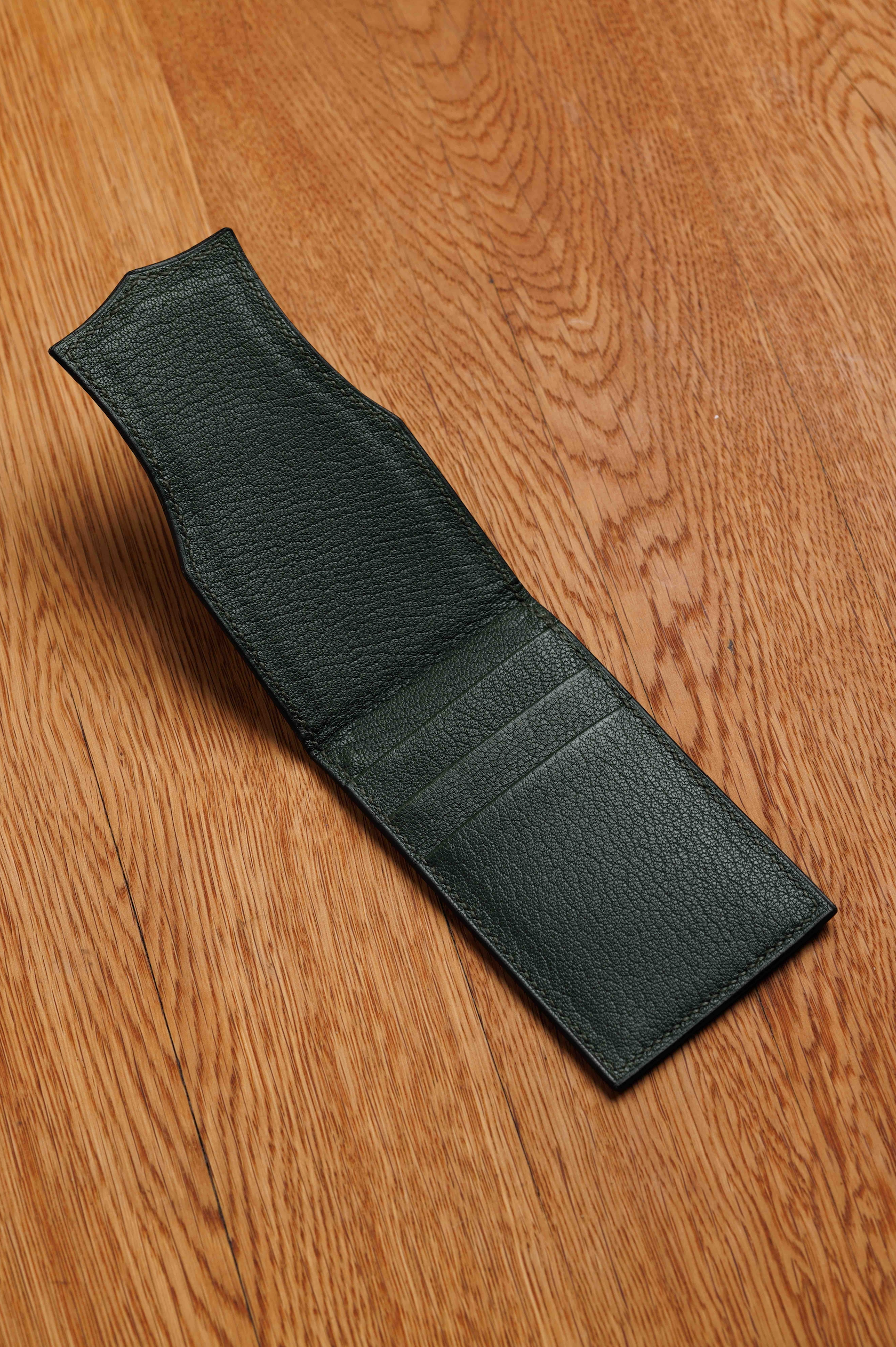 klh-2-in-1-cardholder-und-schuhl-ffel-aus-ziegenleder-schattengr-n image 6
