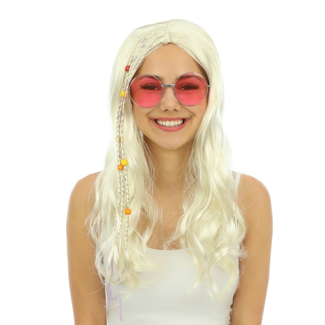 ptit-clown-68604-hippie-per-cke-glatt-schwarz-synthetik image 4