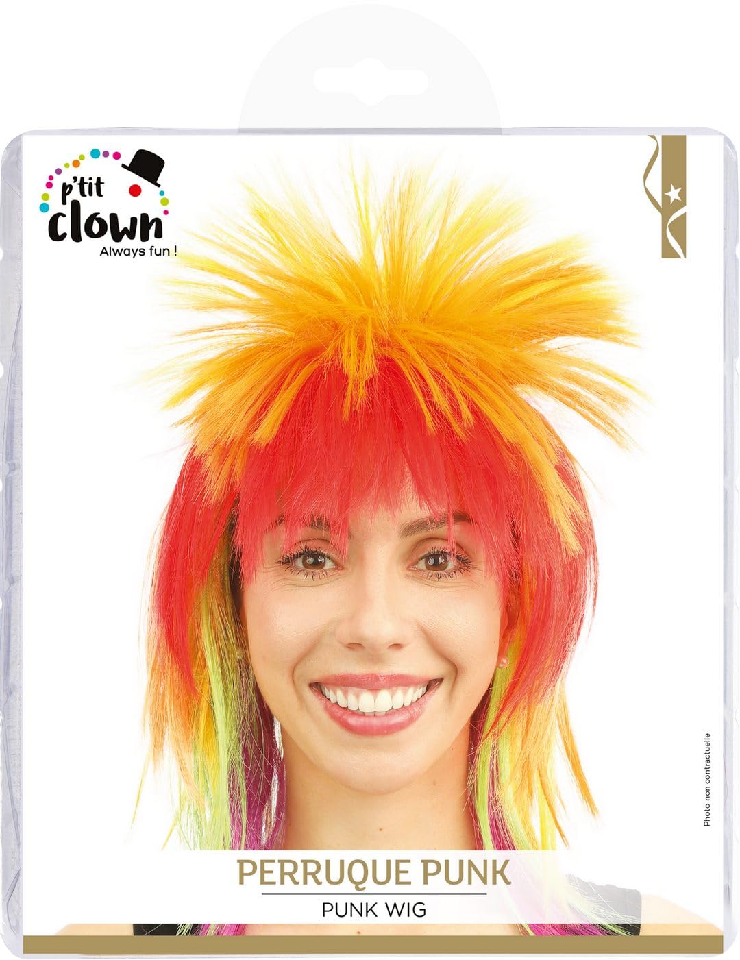 ptit-clown-24008-per-cke-punk-igel-mehrfarbig-80er-retro image 5