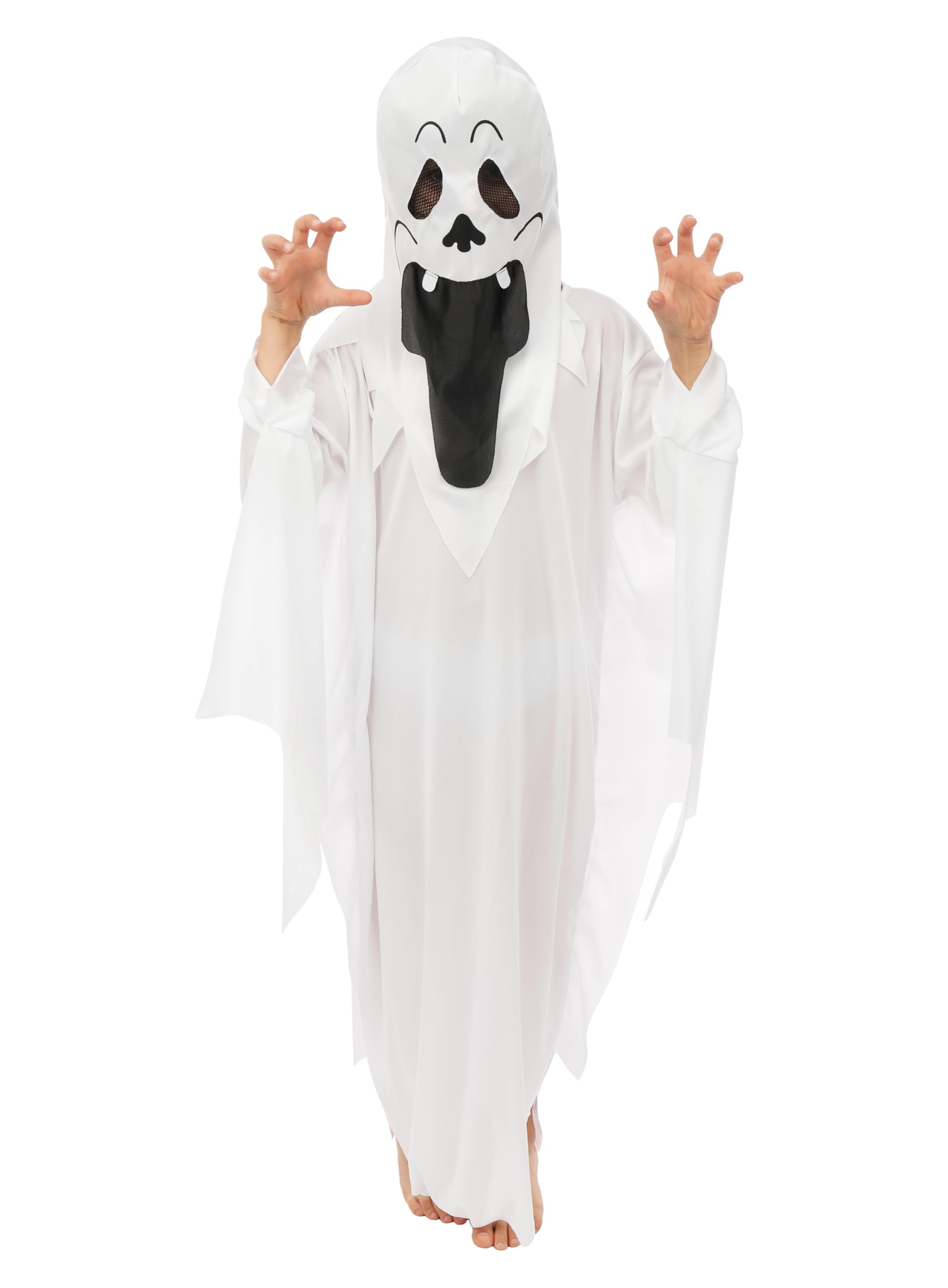 p-tit-clown-geisterkost-m-f-r-kinder-wei-halloween-kost-m-5-6-jahre image 1