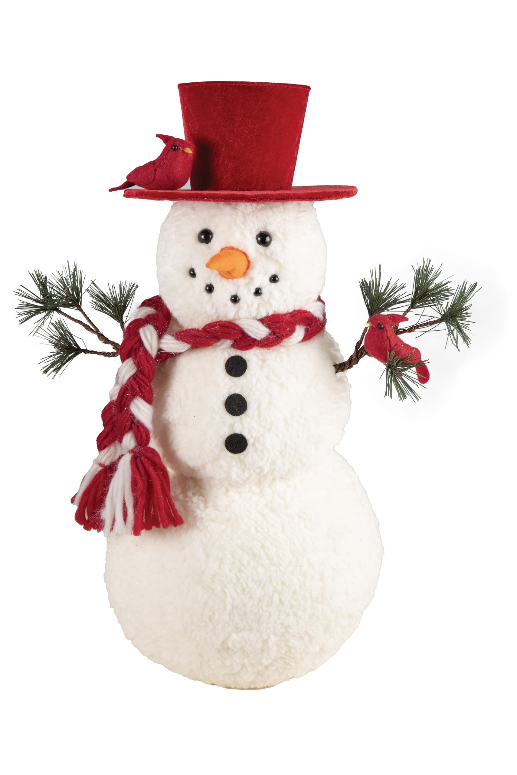 ptit-clown-weihnachtsdeko-schneemann-46-cm-pl-sch-mit-schal image 1