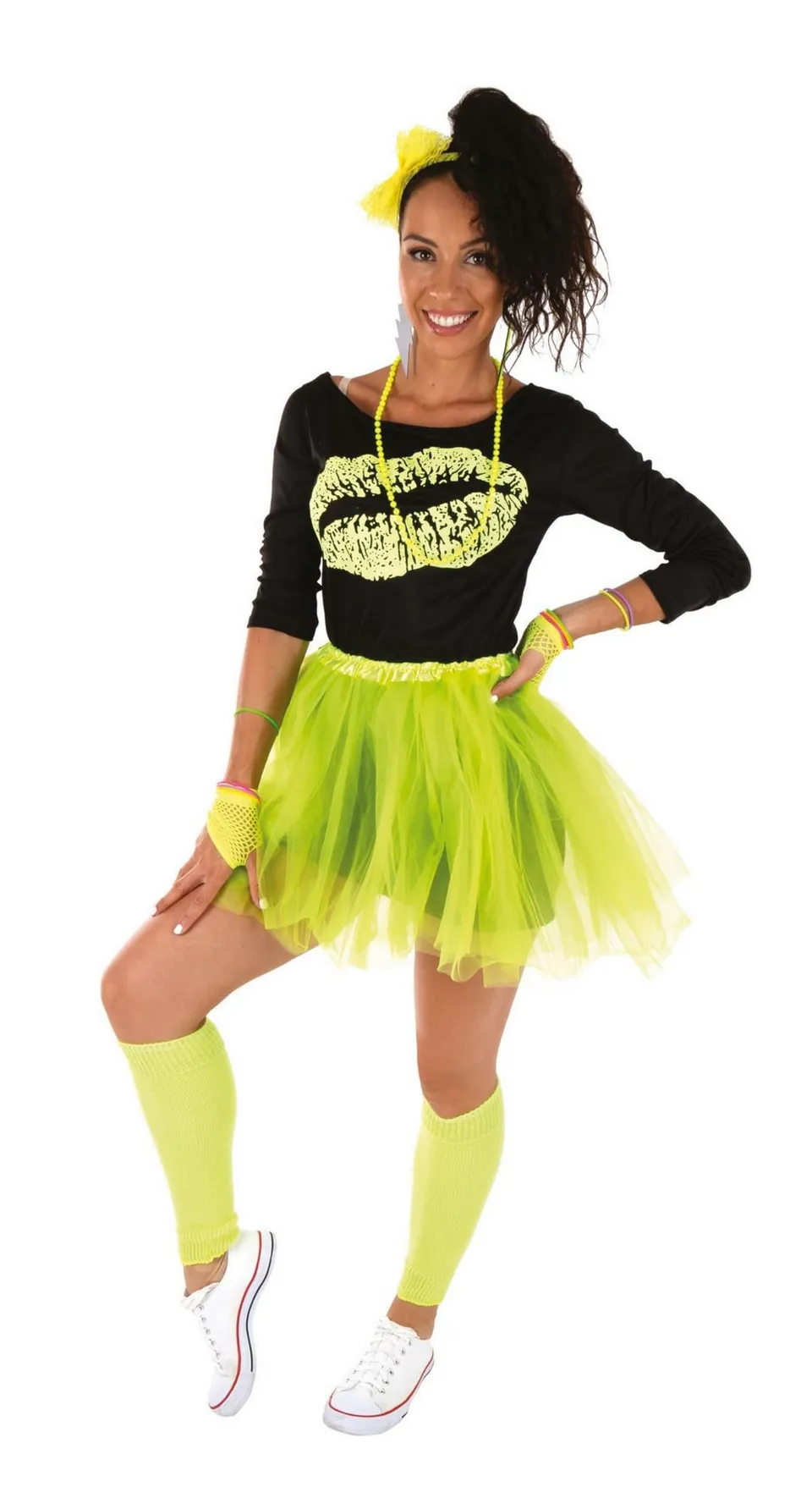 p-tit-clown-re22763-tutu-set-80er-jahre-gelb image 1
