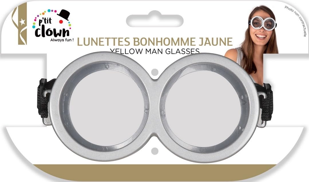 p-tit-clown-fantasie-brille-gelber-mann-partybrille-aus-kunststoff image 6