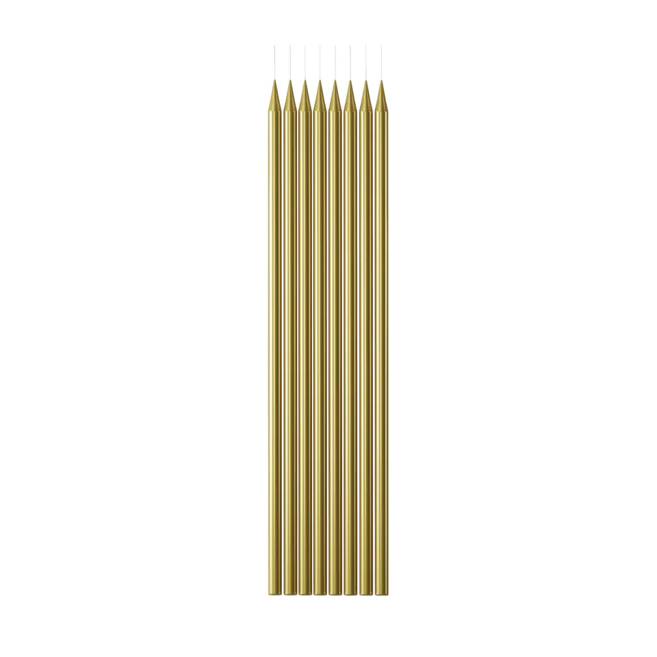 p-tit-clown-re22719-kuchenkerzen-24er-set-gold-15-3-cm-mit-halter image 1