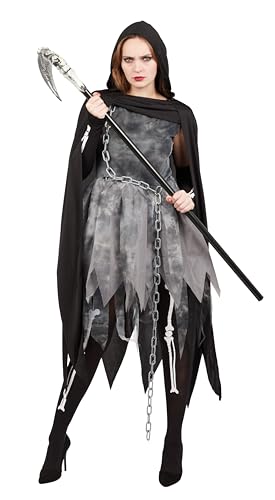 p-tit-clown-sensenmann-kost-m-damen-s-m-skelett-halloween-cosplay image 7