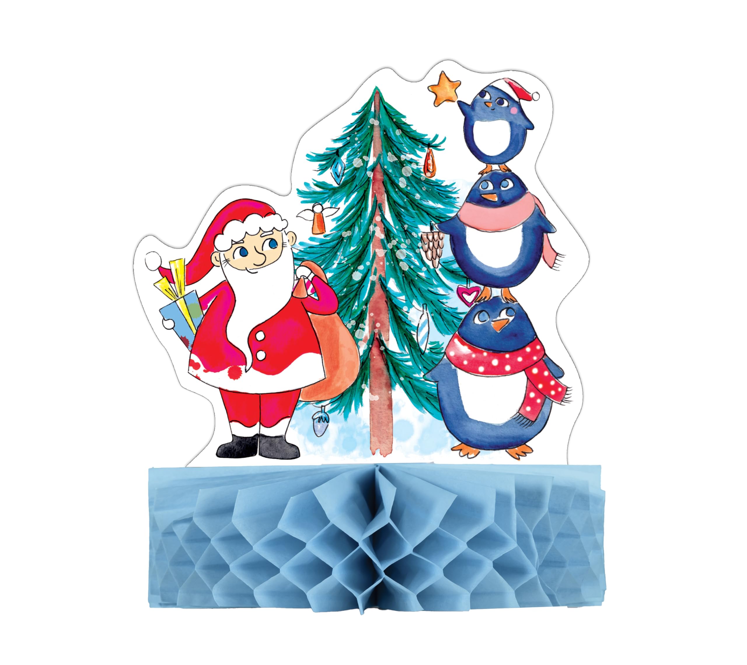 ptit-clown-weihnachts-party-deko-set-teller-becher-servietten-ballons image 5