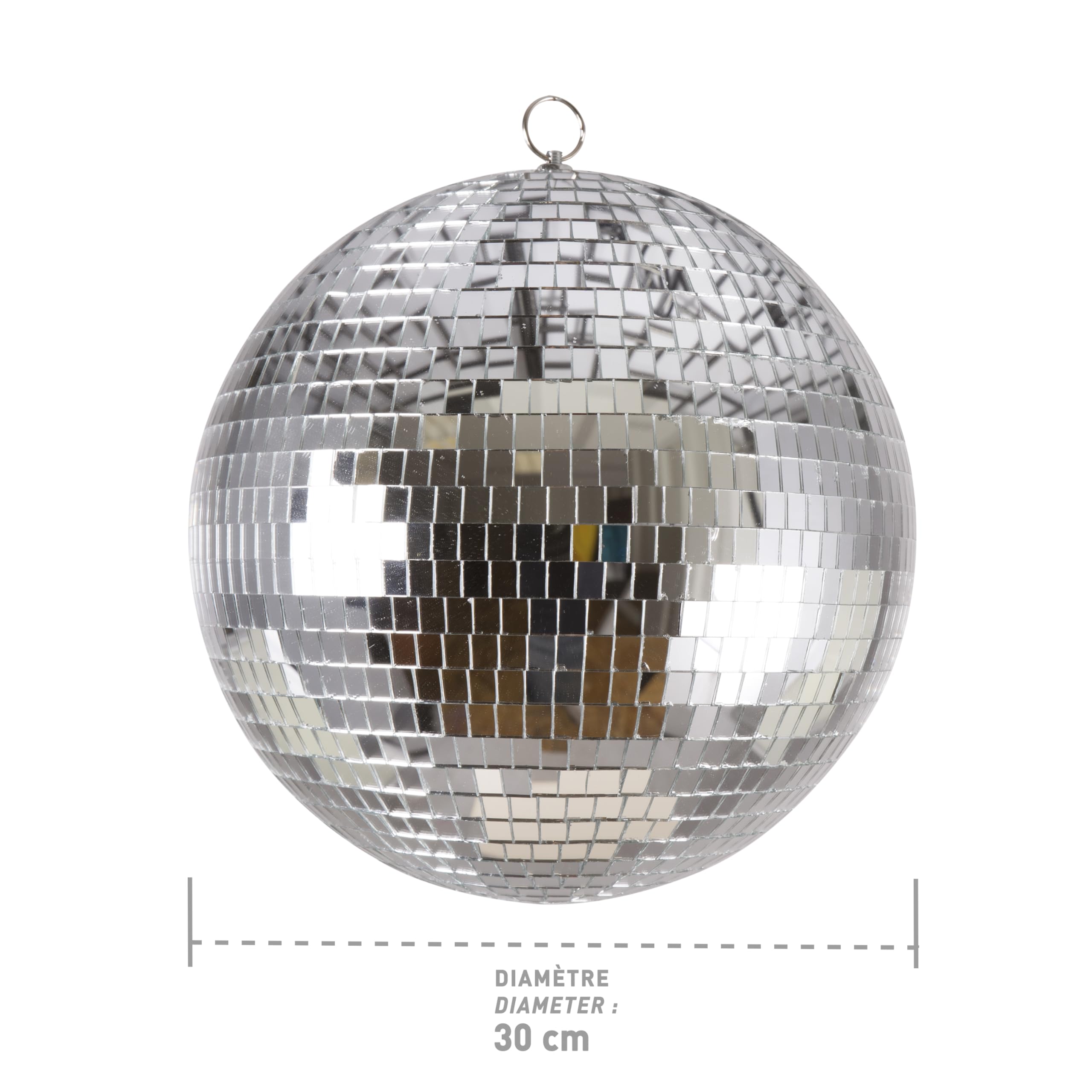 p-tit-clown-spiegelkugel-silber-30-cm-disco-deko image 4