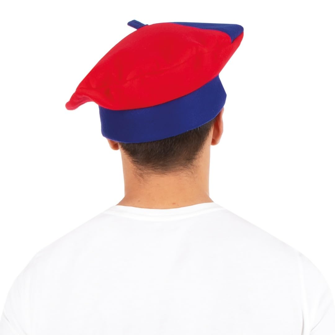 p-tit-clown-22382-barett-blau-wei-rot-polyester-frankreich-fan image 3
