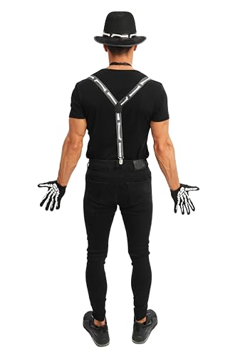 p-tit-clown-skelett-set-erwachsene-handschuhe-hut-fliege-hosentr-ger image 8