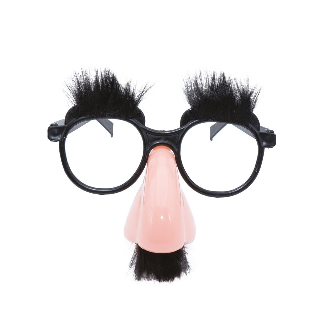 p-tit-clown-40603-brille-nase-schnurrbart-schwarz-14x14x2-cm image 1