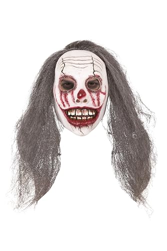 ptit-clown-clown-maske-mit-haaren-latex-unisex-erwachsene-halloween image 8