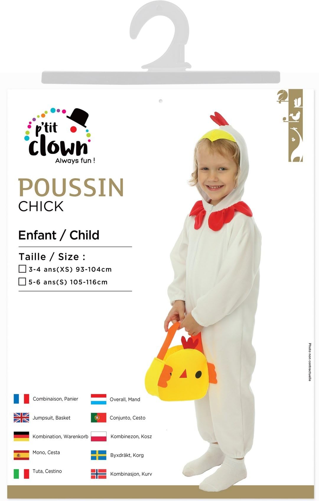 p-tit-clown-osterkost-m-f-r-kinder-hase-grau-k-ken-wei image 7