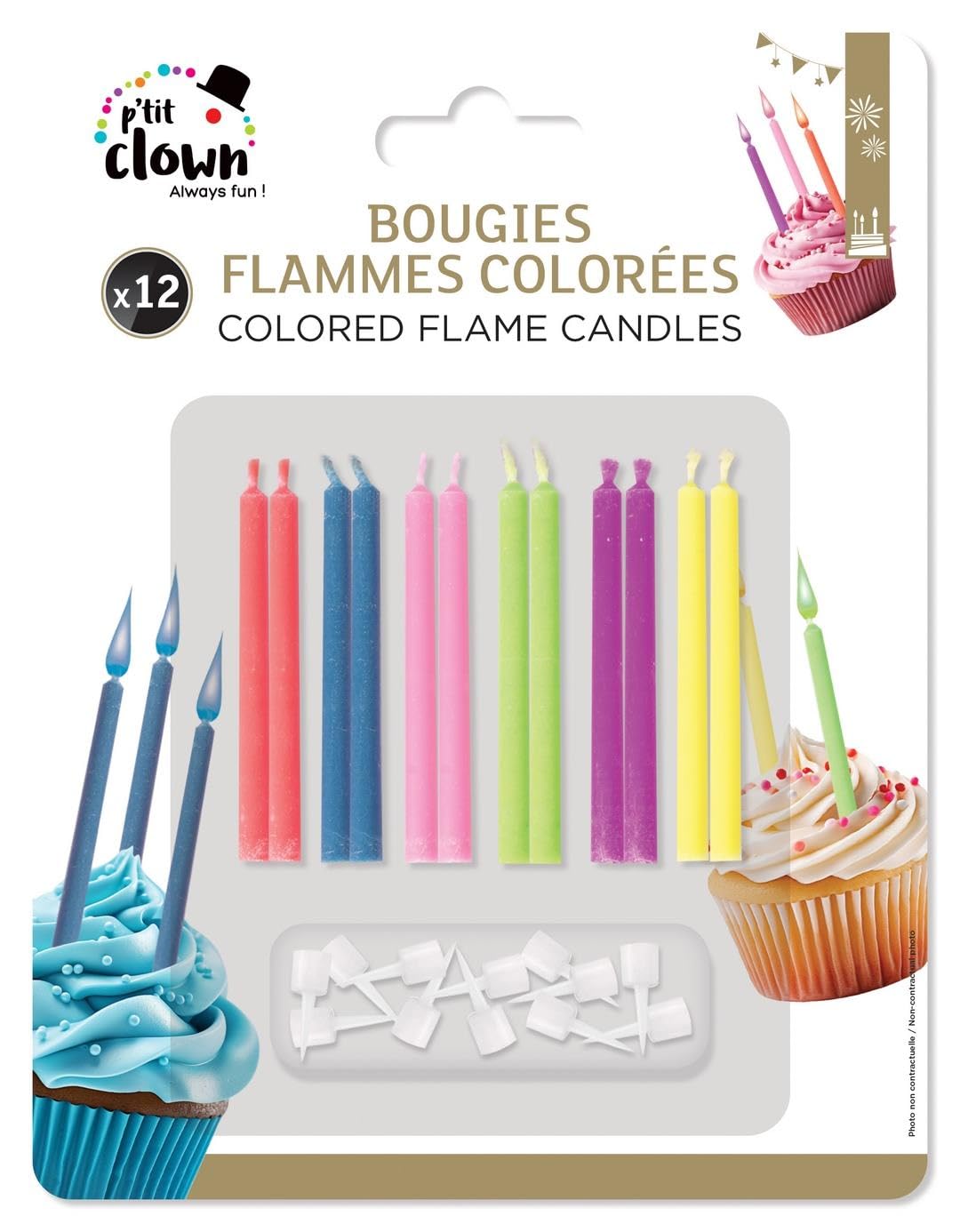 ptit-clown-23960-kerze-bunte-flammen-12-st-ck image 2