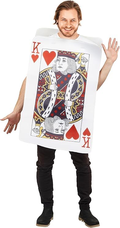 ptit-clown-herzk-nig-spielkarten-kost-m-erwachsene-einheitsgr-e-wei image 7