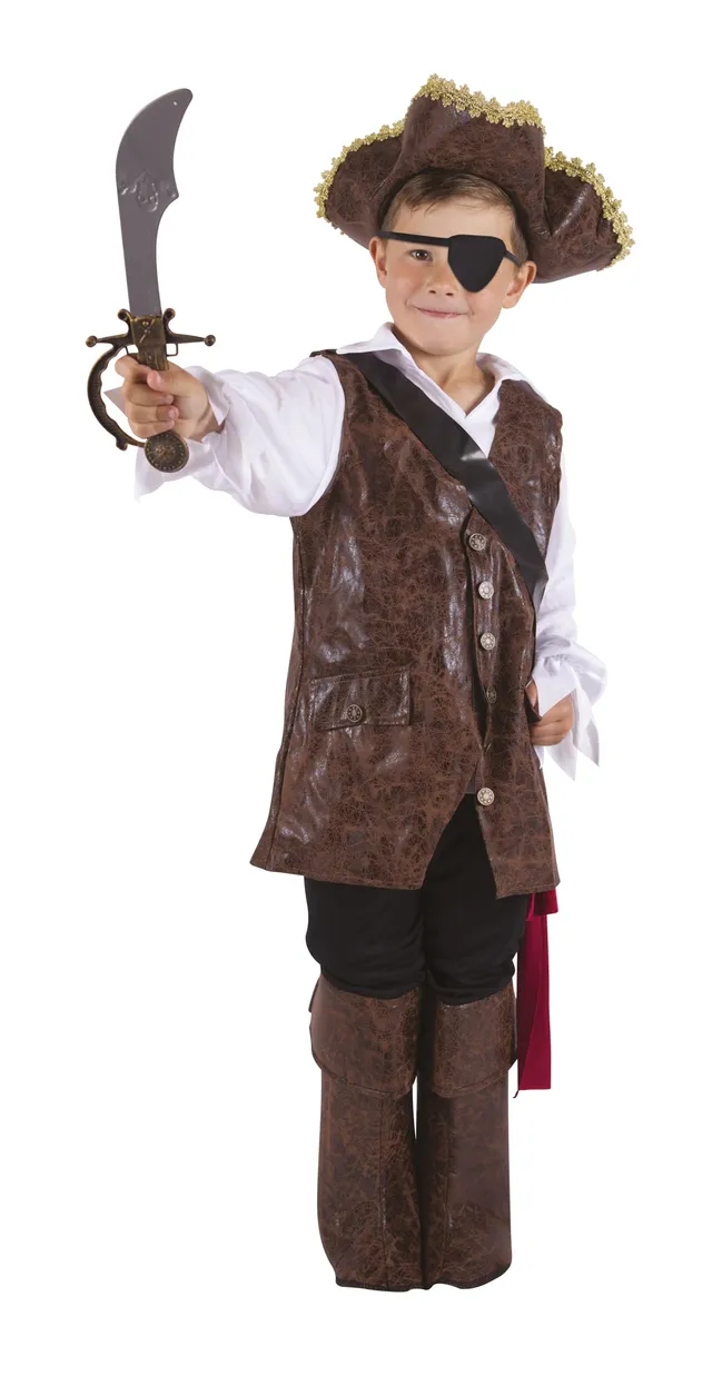 p-tit-clown-piratenkost-m-f-r-jungen-mehrfarbig-10-12-jahre image 1
