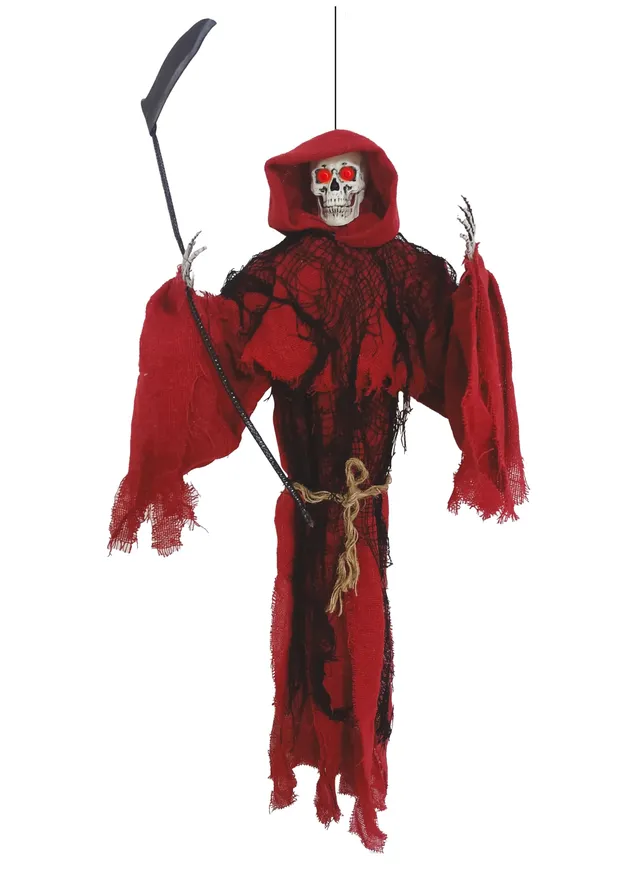 ptit-clown-animierte-halloween-h-ngedekoration-sensenmann-66-cm-animatronic-mit- image 1