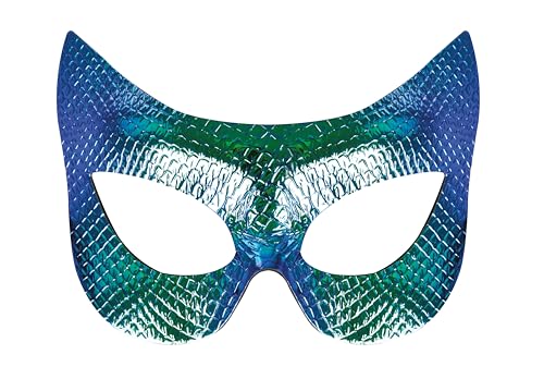 p-tit-clown-23376-wolf-maske-f-r-erwachsene-iridescent-mit-schuppeneffekt-t-rkis image 4