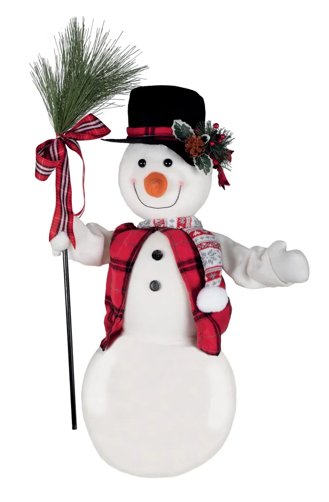 ptit-clown-schneemann-60-cm-weihnachts-animatronic-mit-sound-batterie image 1