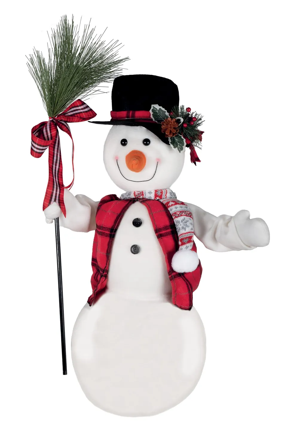 ptit-clown-schneemann-60-cm-weihnachts-animatronic-mit-sound-batterie image 1