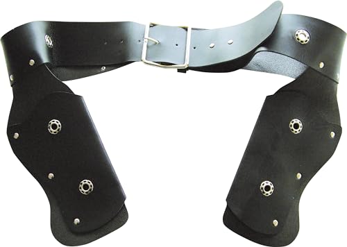 ptit-clown-g-rtel-kunstleder-schwarz-mit-2-pistolenhalftern-erwachsene image 5