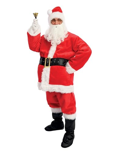 ptit-clown-weihnachtsmannkost-m-komplett-rot-pelzeffekt-erwachsene image 7