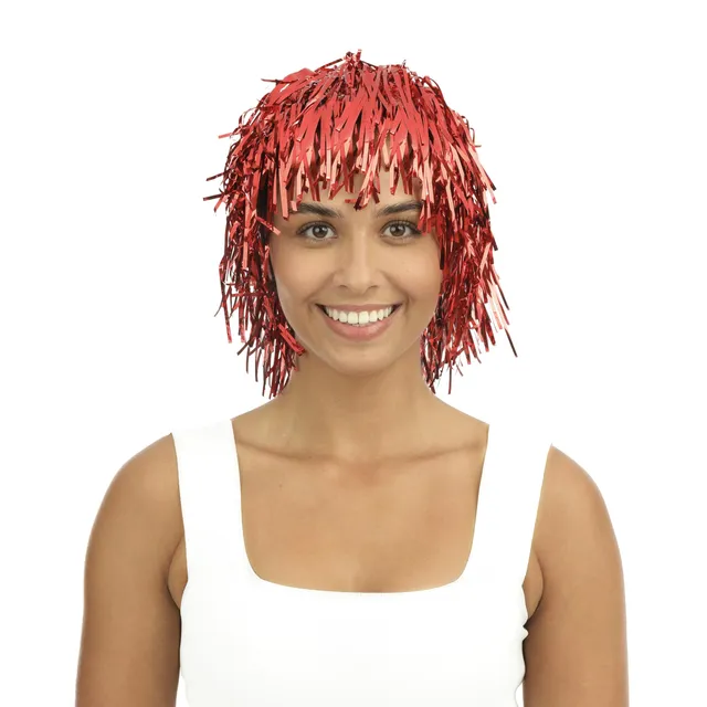 p-tit-clown-19131-disco-tinsel-per-cke-metallic-rot-einheitsgr-e image 1