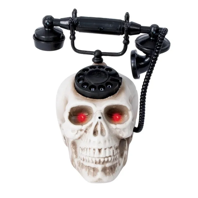 p-tit-clown-sprechender-halloween-totenkopf-mit-telefon-22x25-cm-mit-sound-und-l image 1