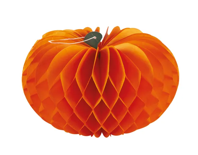 p-tit-clown-k-rbis-wabenmuster-deko-30-cm-orange image 1