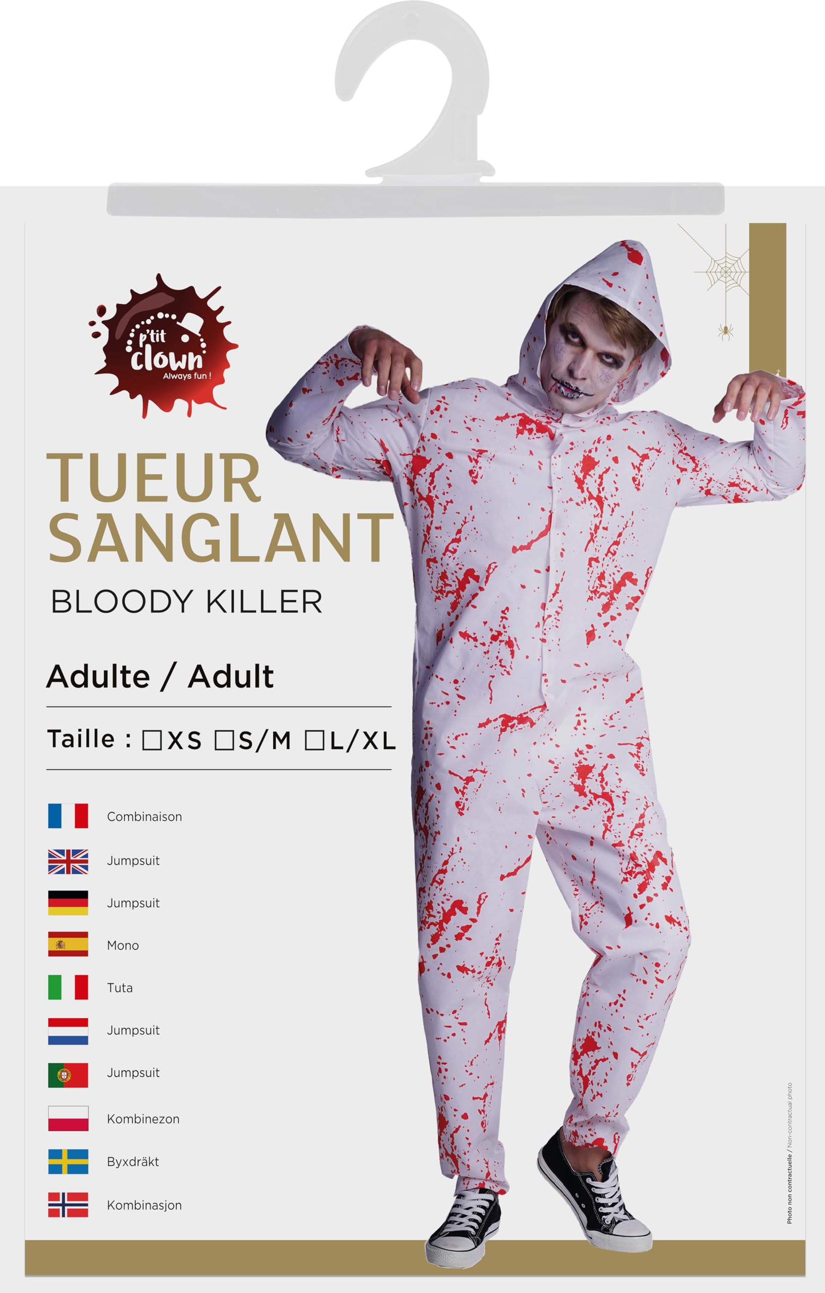 ptit-clown-blutm-rder-kost-m-unisex-bloody-halloween-erwachsene image 3