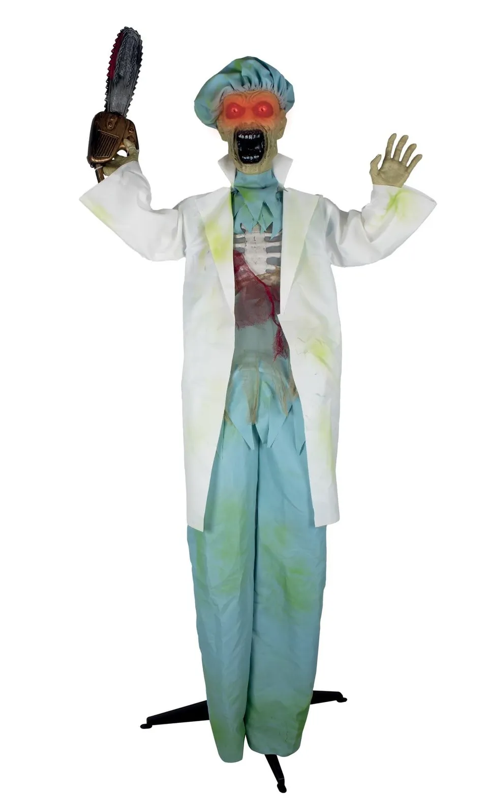 ptit-clown-halloween-chirurg-mit-kettens-ge-animatronic-178-cm image 1