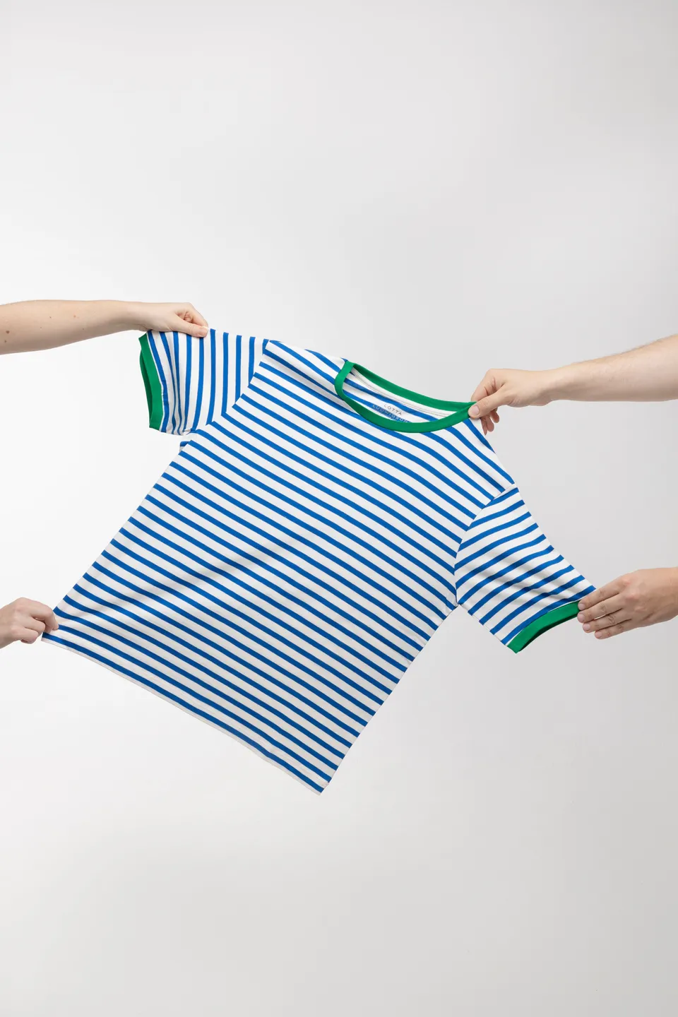 lotta-ludwigson-luma-midweight-single-jersey-t-shirt-royal-blue-striped image 1